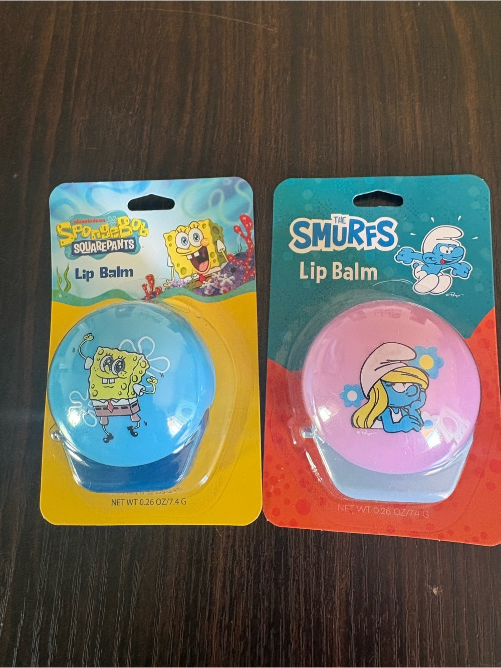 SpongeBob SquarePants Blue Lip Balm - Cute Character Case